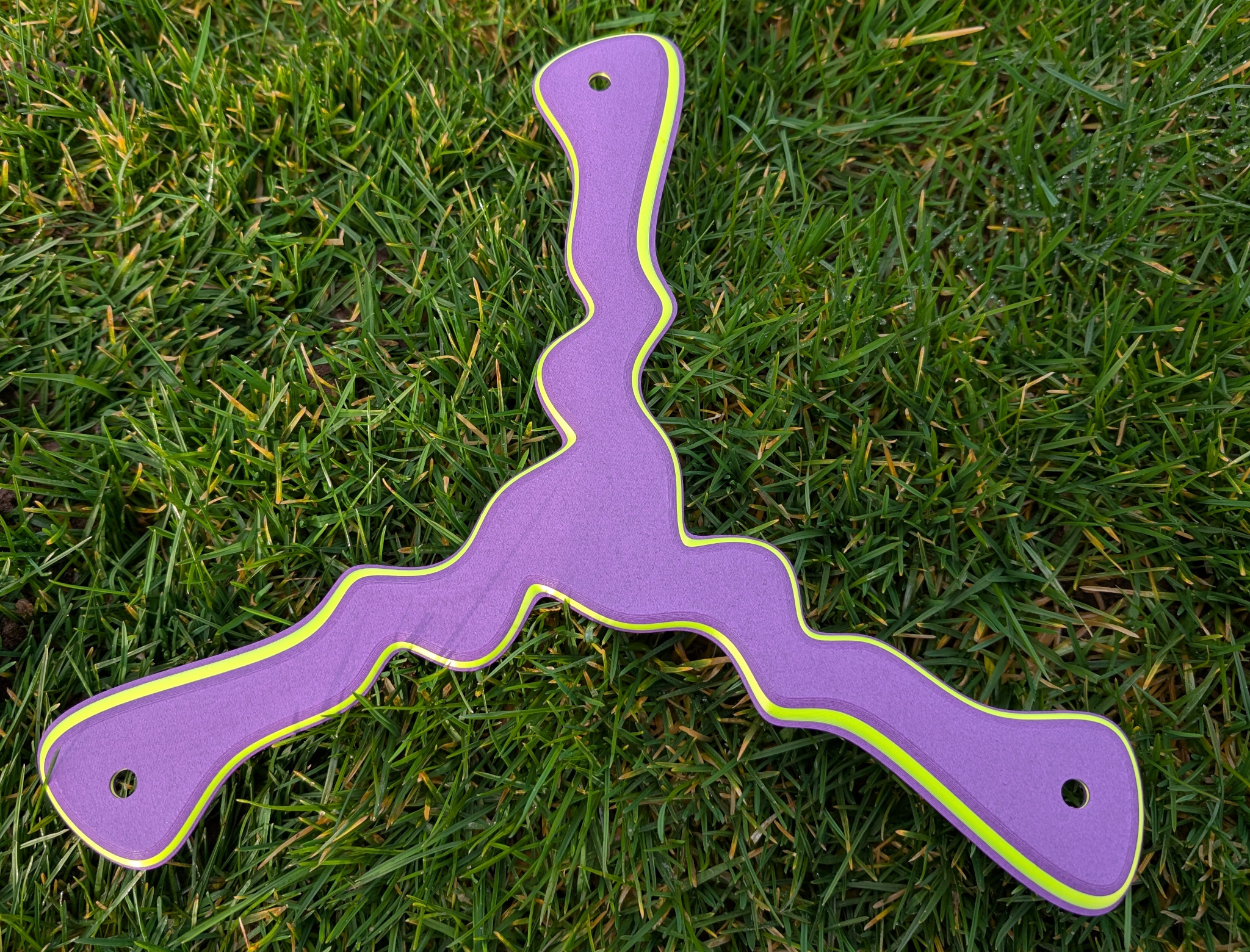 Squiggly Triblader Boomerang
