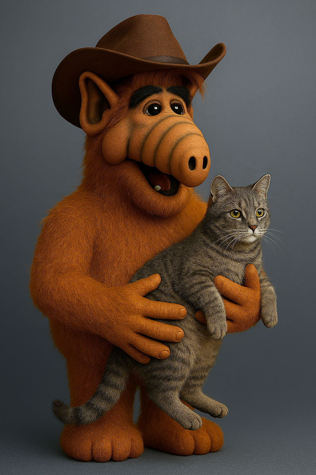Alf Gordon Shumway with Cat :-)