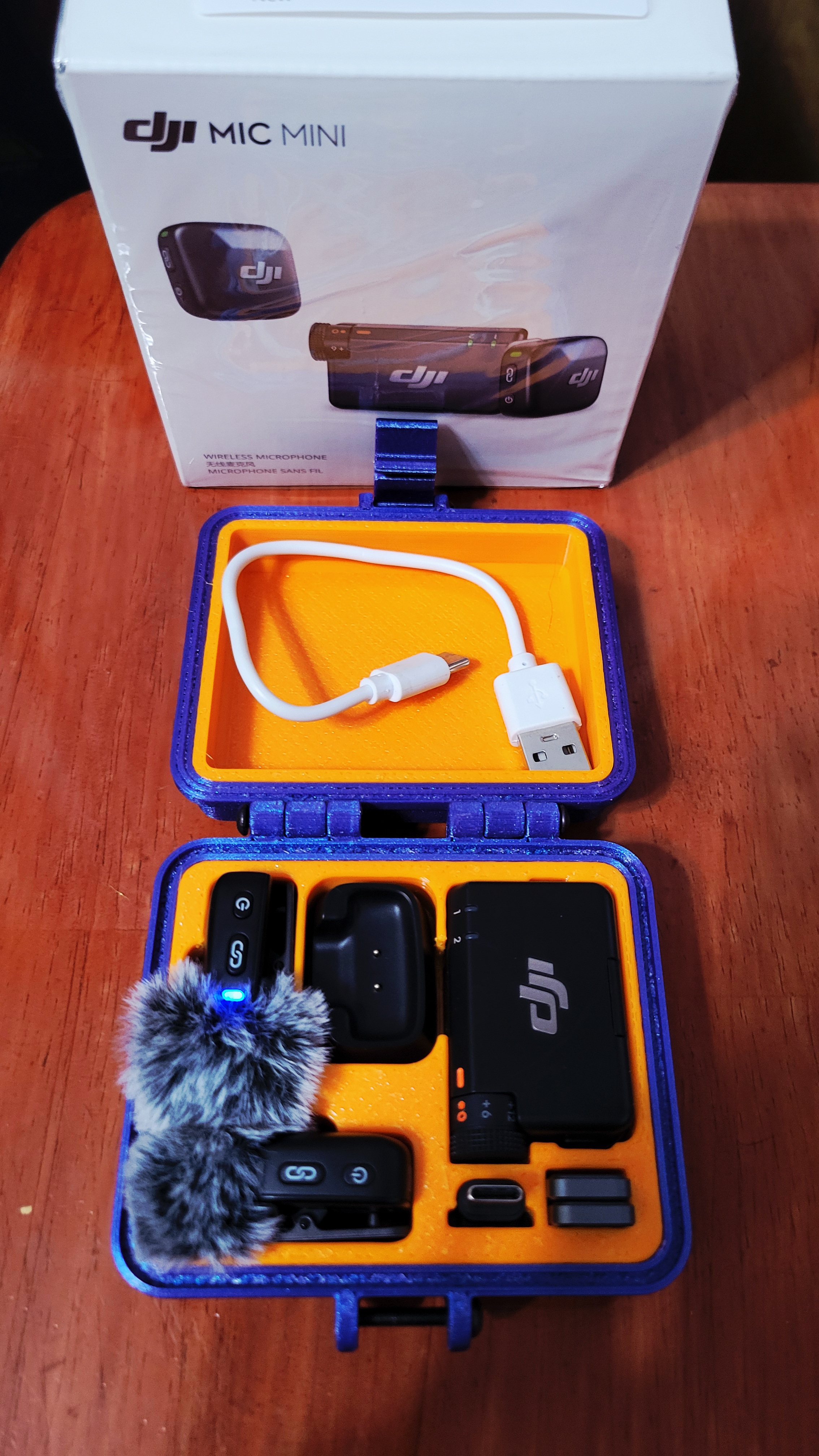 DJI Mic Mini Dual Two Mic Holder Case