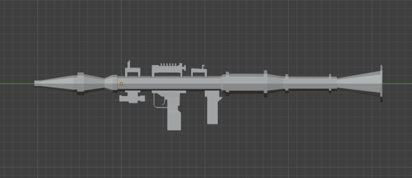 Low Poly Rocket Launcher