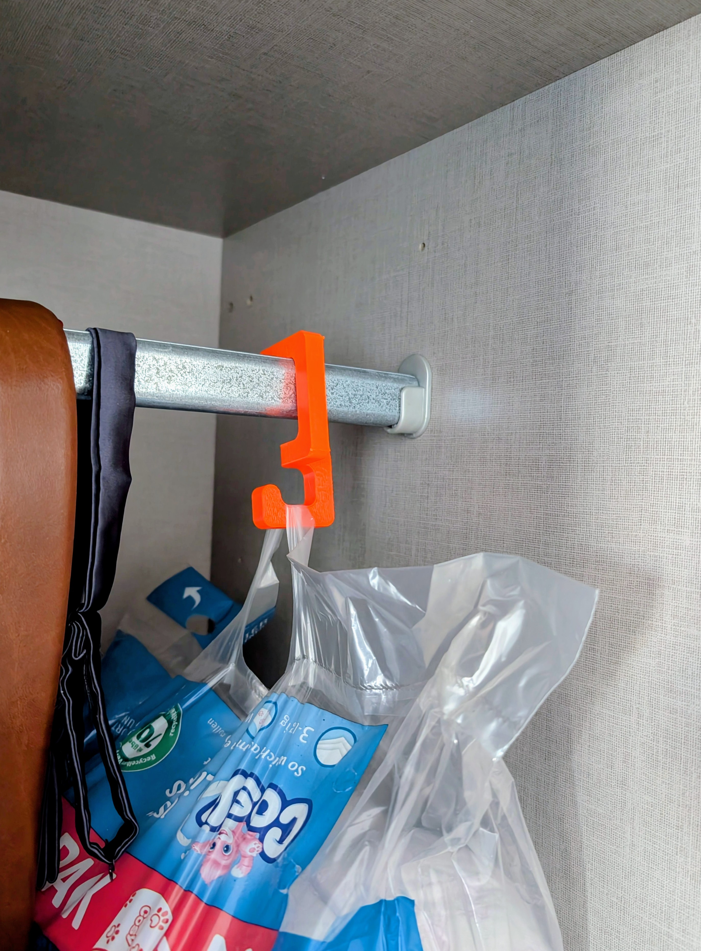 90 Degree Wardrobe hook
