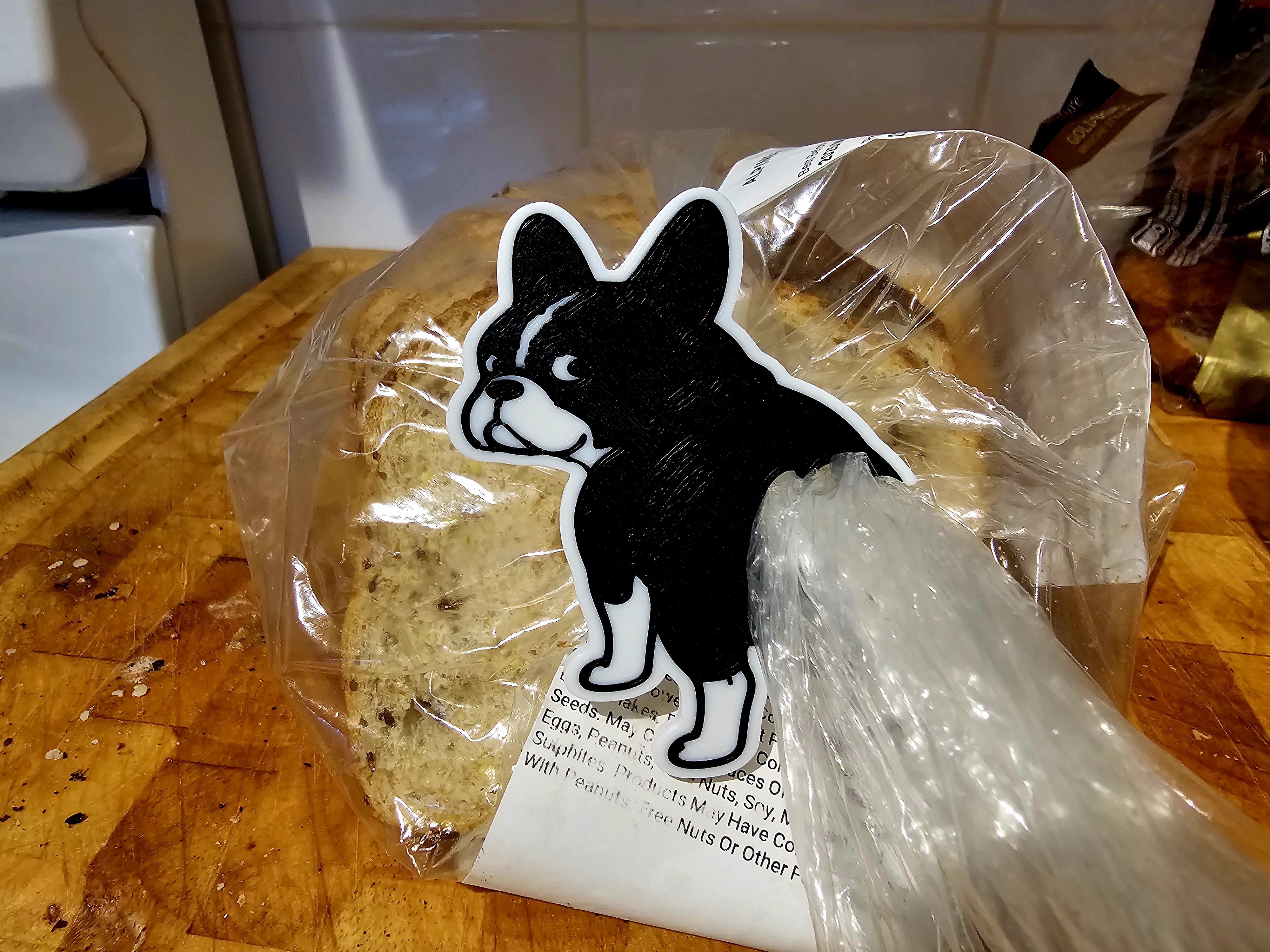 Frenchie Butt Bread Clip – Bag Closure