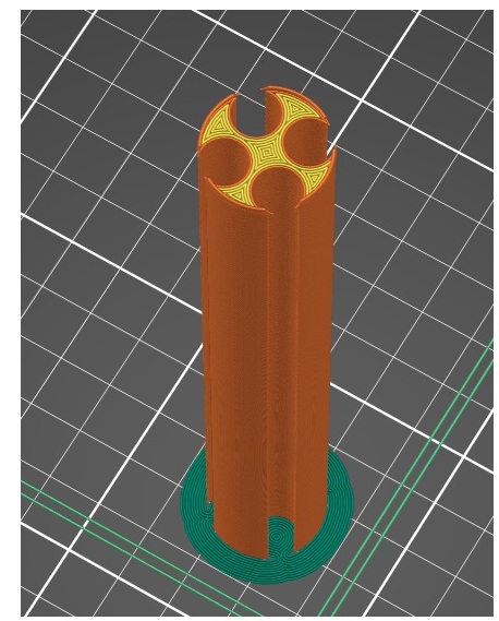 22lr holder for cigar tube