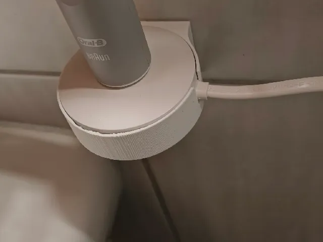 Wall mount for the Oral-B Pulsonic toothbrush charger