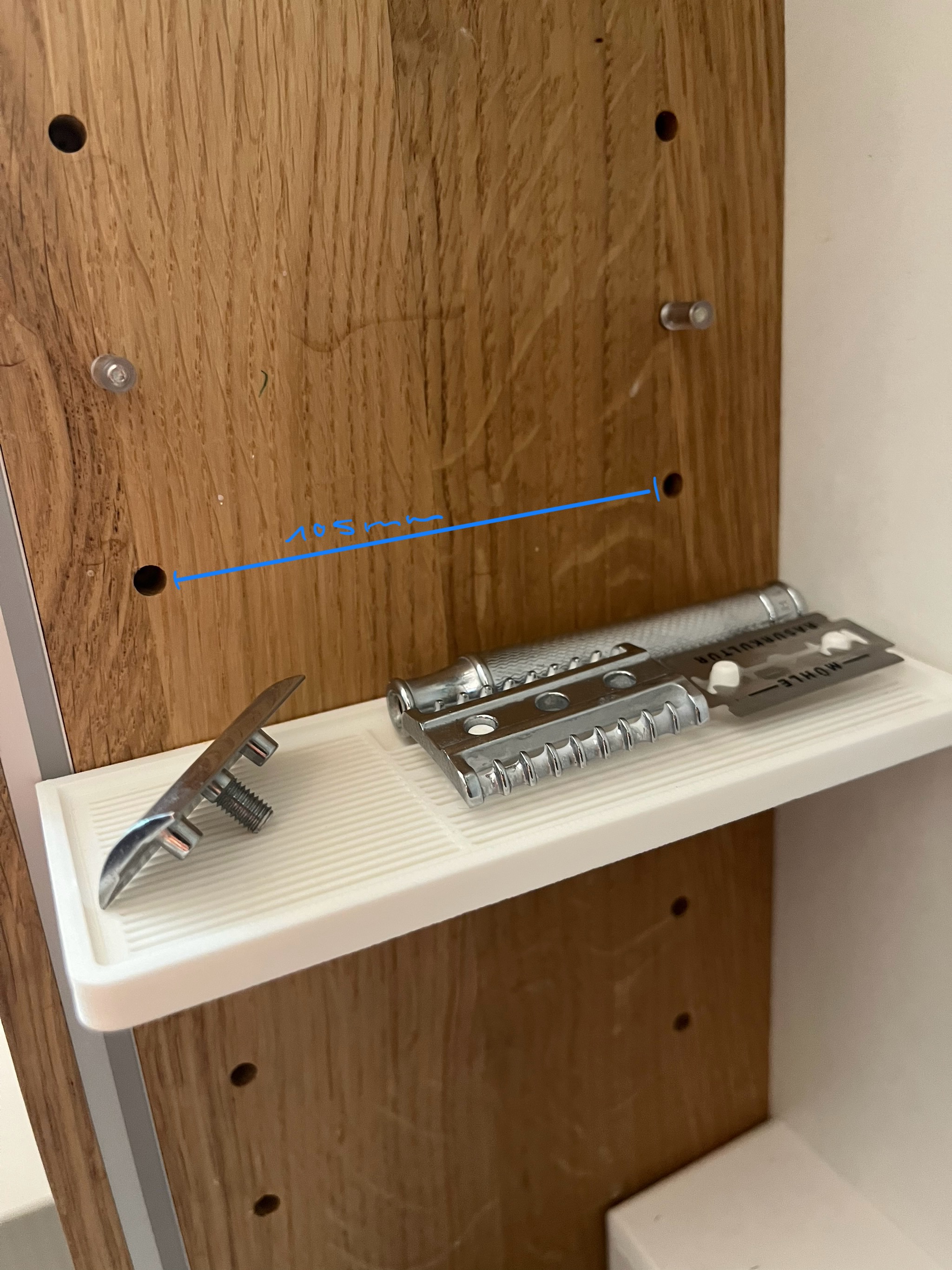 Wall Razor Holder – (Traditional Mühle Rasierer)