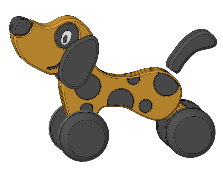 Wiggly Dog Pull Toy for Kids — thumbnail 8