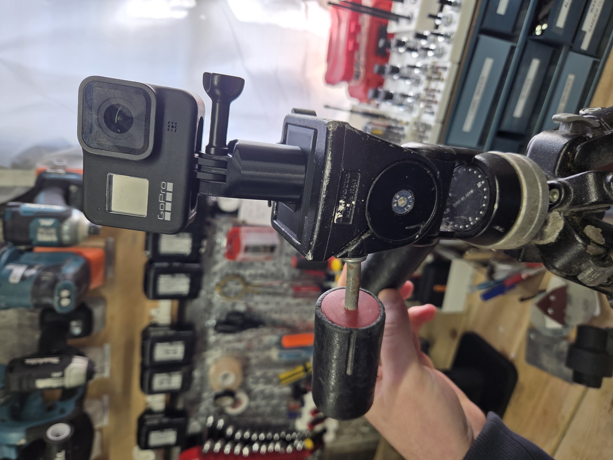 GoPro Mount for tripod using M5 Heat Sink