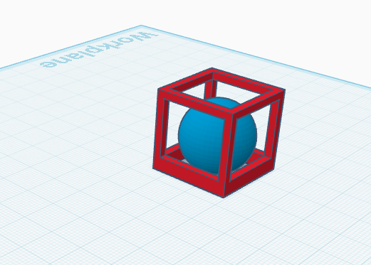 impossible sphere in a box