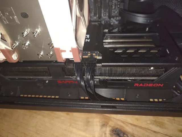Lian Li A3 - Saphire Radeon RX9070XT Pulse - Air Duct - GPU support