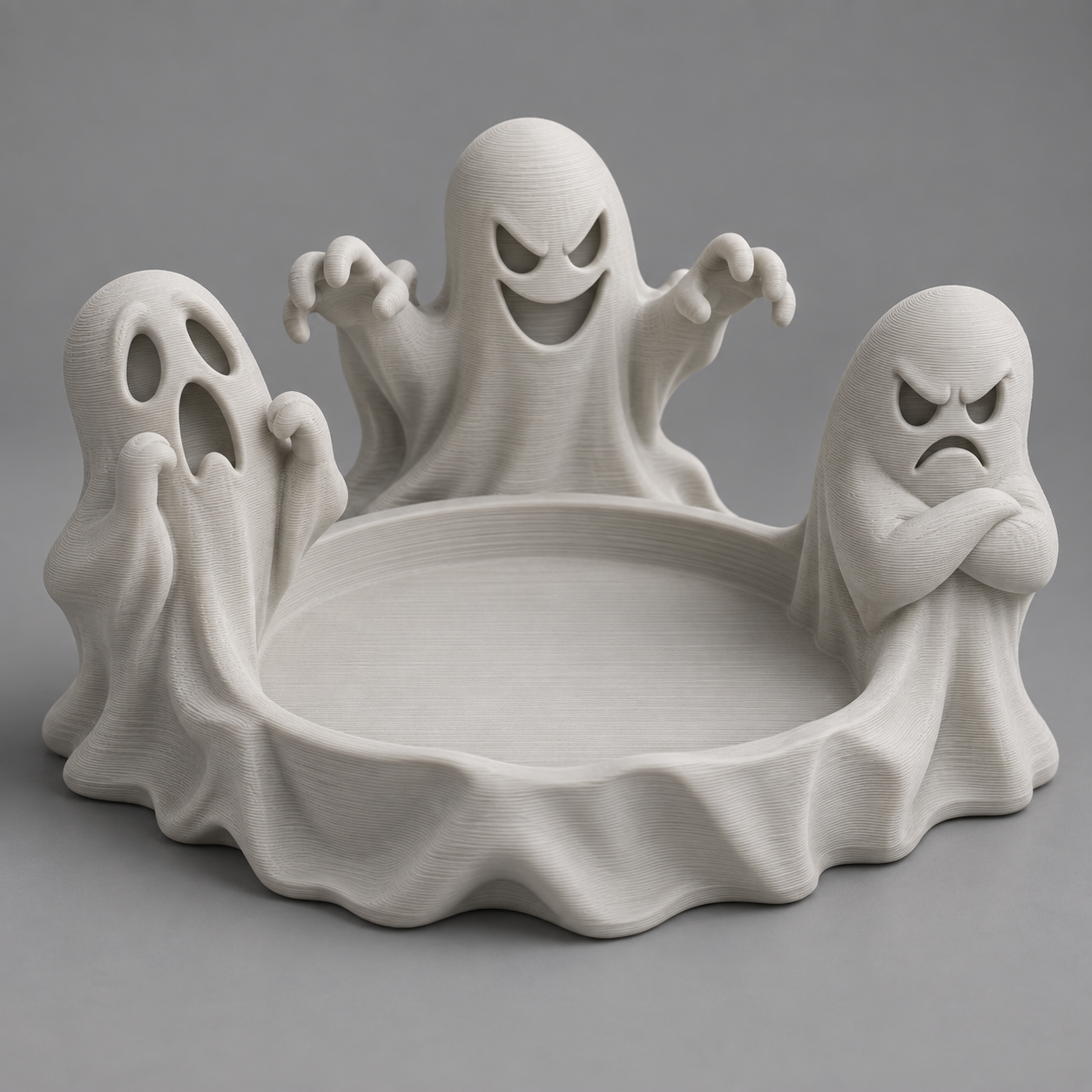 Ghost Candy Bowl - Halloween Trinket Dish