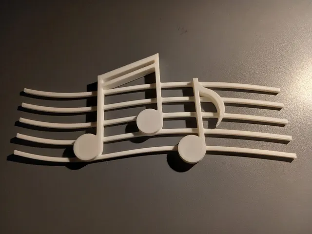 music notes wall-art