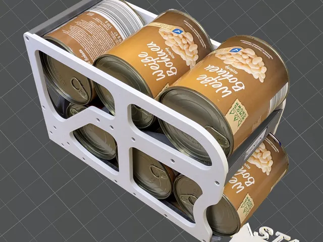 850ml Can storage dispenser "First in - First out" / Lebensmitteldosenlager