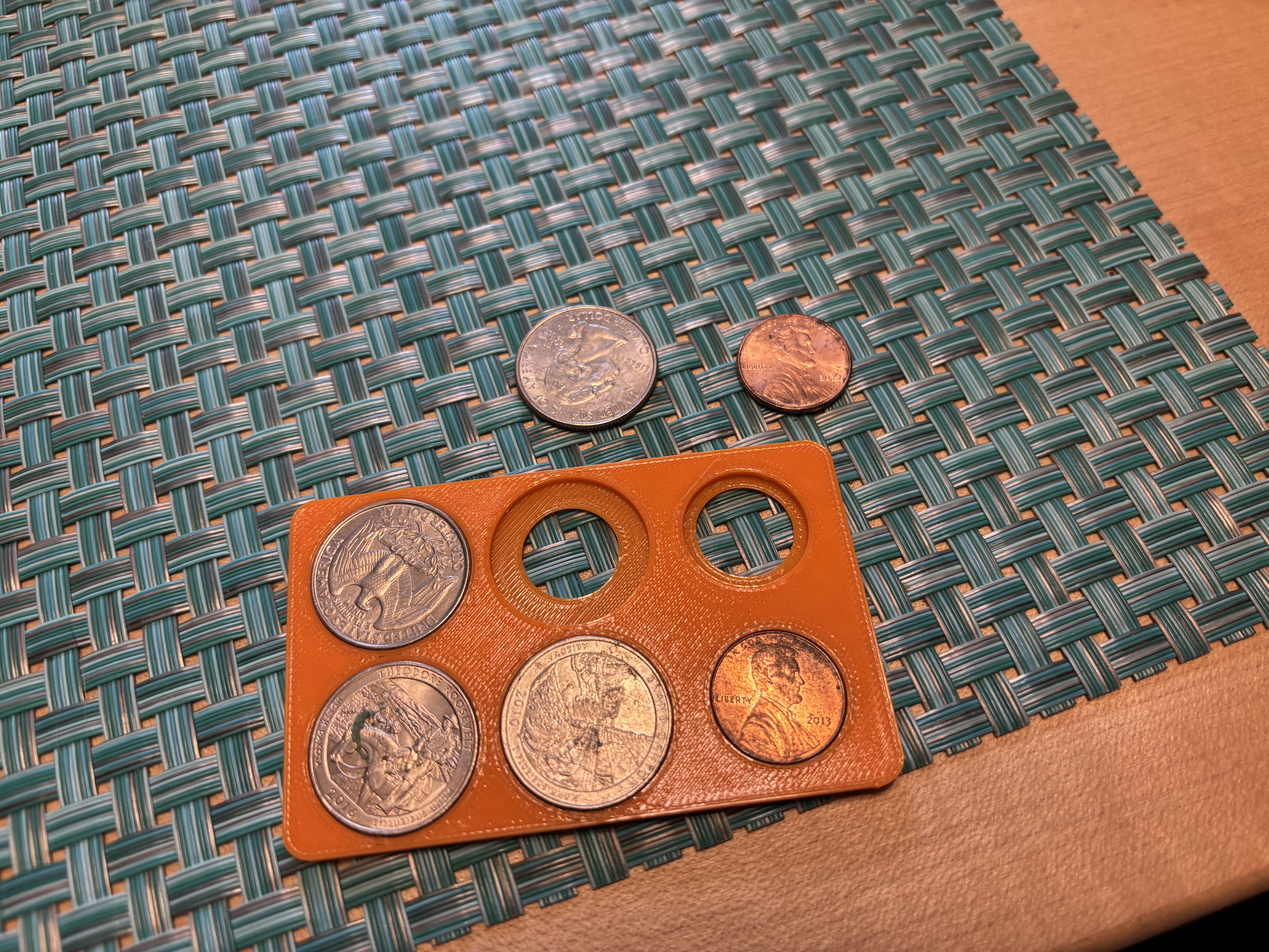 US Coin holder 3D model