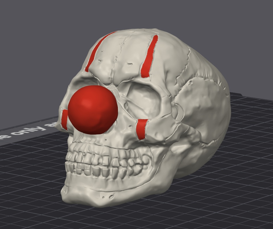 Clown Totenkopf