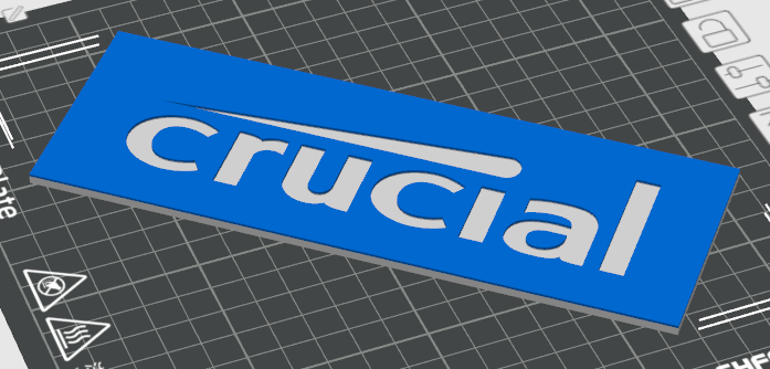Crucial logo for office \ workshop