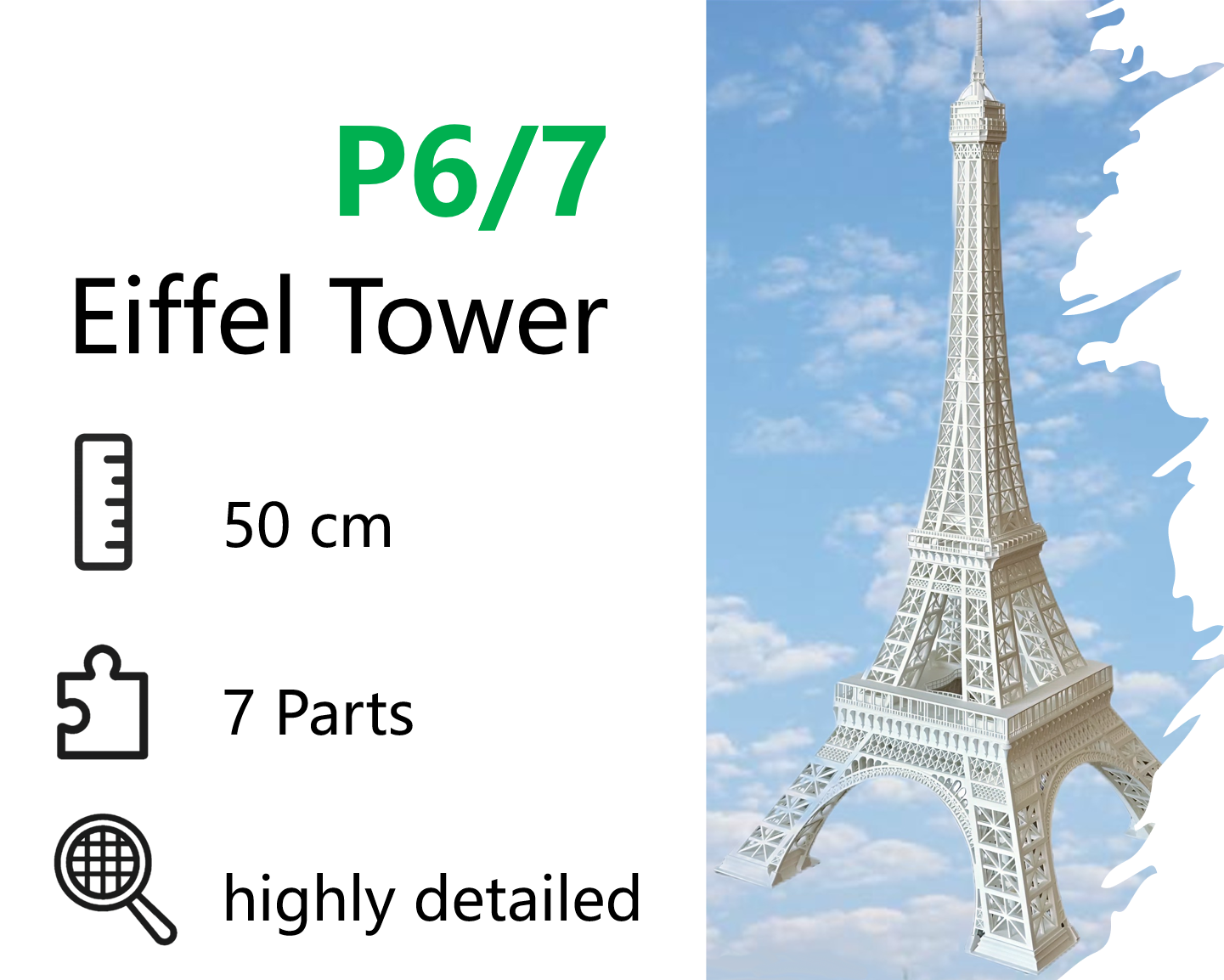 Eiffel Tower - 50 cm - P6/7