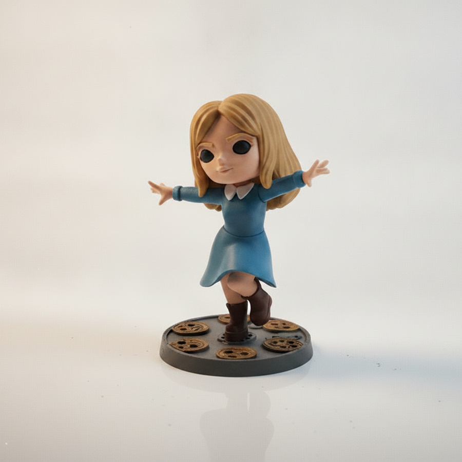 Wednesday Addams Dance Figurine 3D Printable