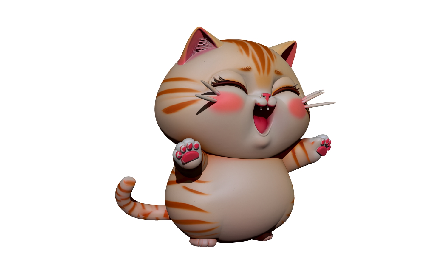 Yawning Cat