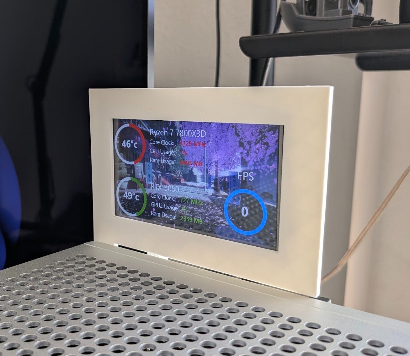 NCASE M2 4 inch rear display bracket