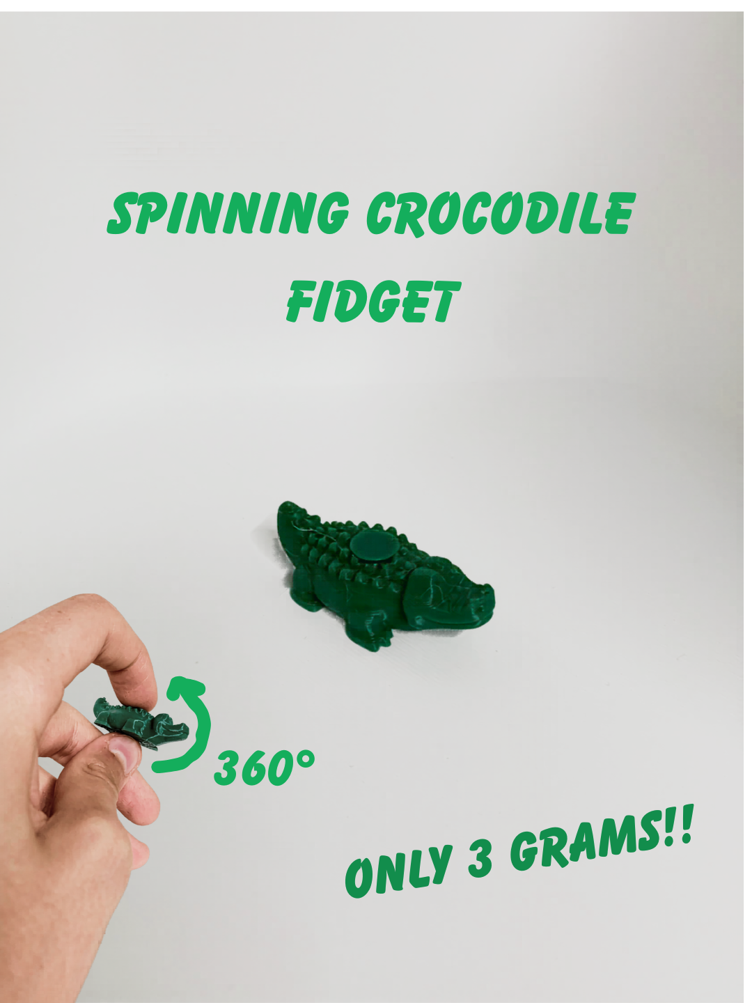 Spinning Crocodile Fidget