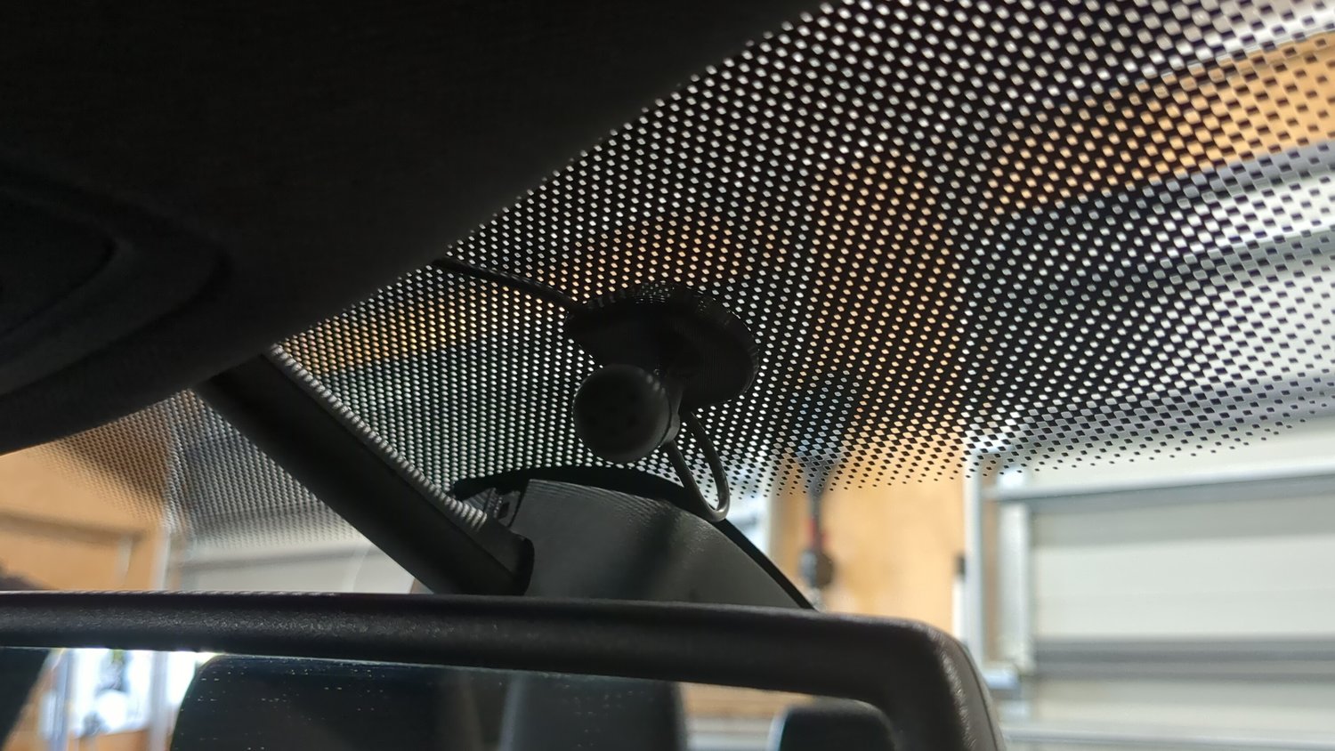 Car hands free microphone mount