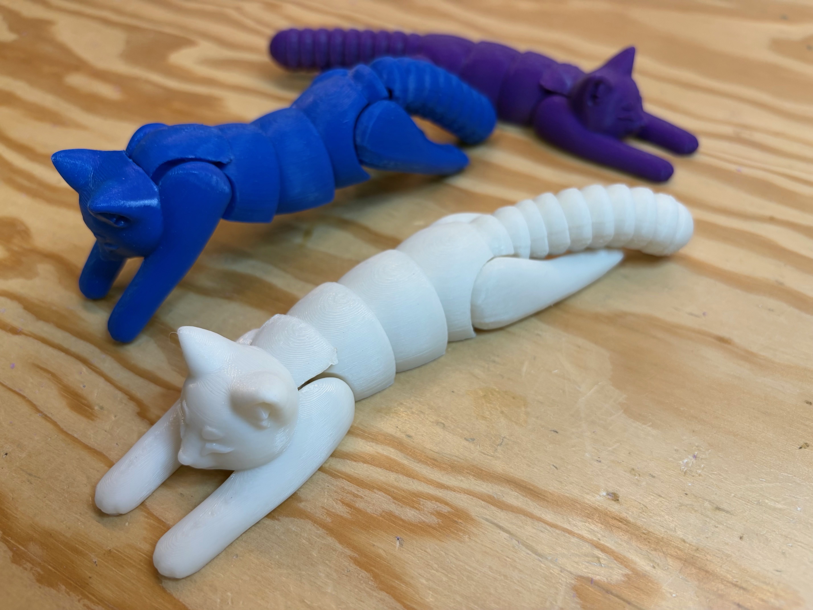 Articulated Cat - with print profile for ABS