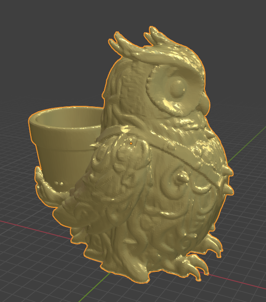 Owl Pot Plant Holder
