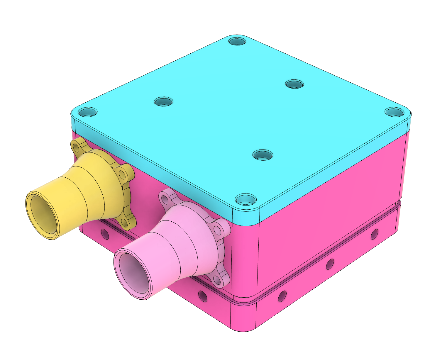 Voron CPAP Fan Box for noise reduction and modular building