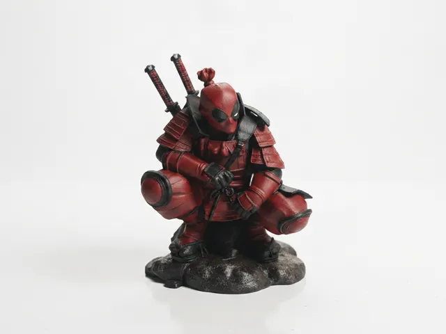 Samurai Deadpool Figurine Marvel 3D Printable