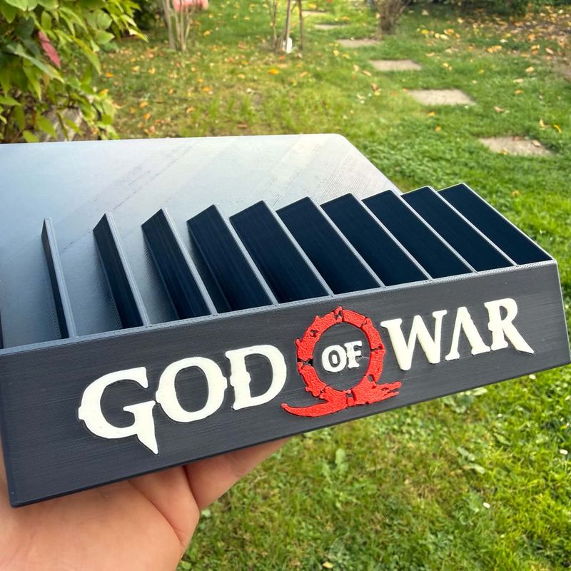 God of War game stand for PlayStation 2–5 (PS2–PS5) by Ainon3Dtisk ...