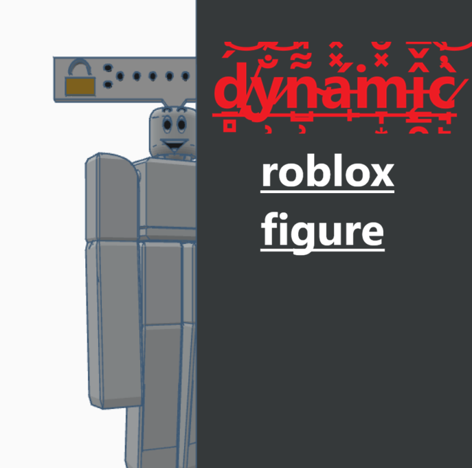 dynamic roblox figure 3D model