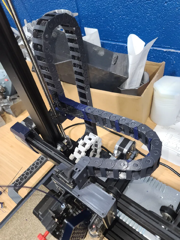 Anycubic Kobra Cable Chain X-axis Z-axis Mod by Fraughst