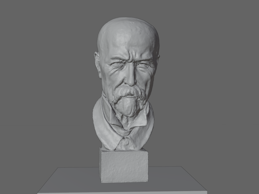 Vincenc Makovský - TGM (Tomáš Garrigue Masaryk) (photogrammetry)