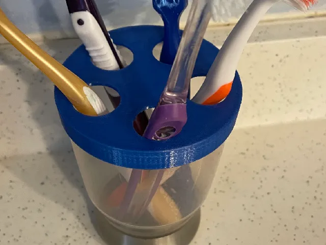 Toothbrush Cup Lid - Parametric