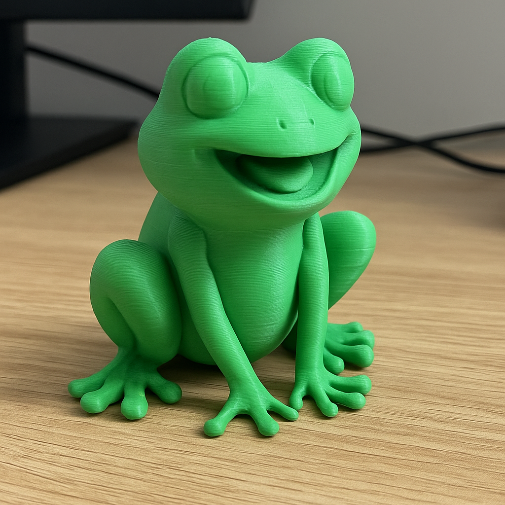 Happy Frog Buddy – Cartoon-Style 3D Model