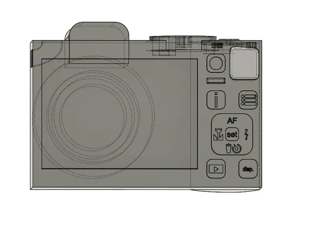 camera detailed keychain or a statue