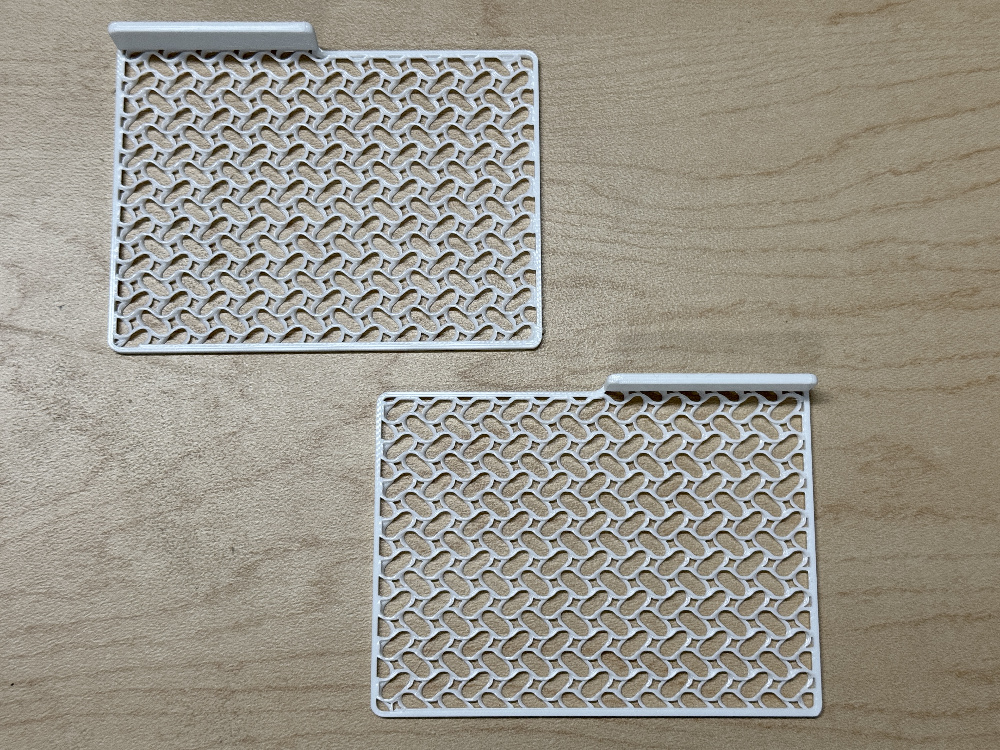 Horizontal Card Divider w/ Flat Tab