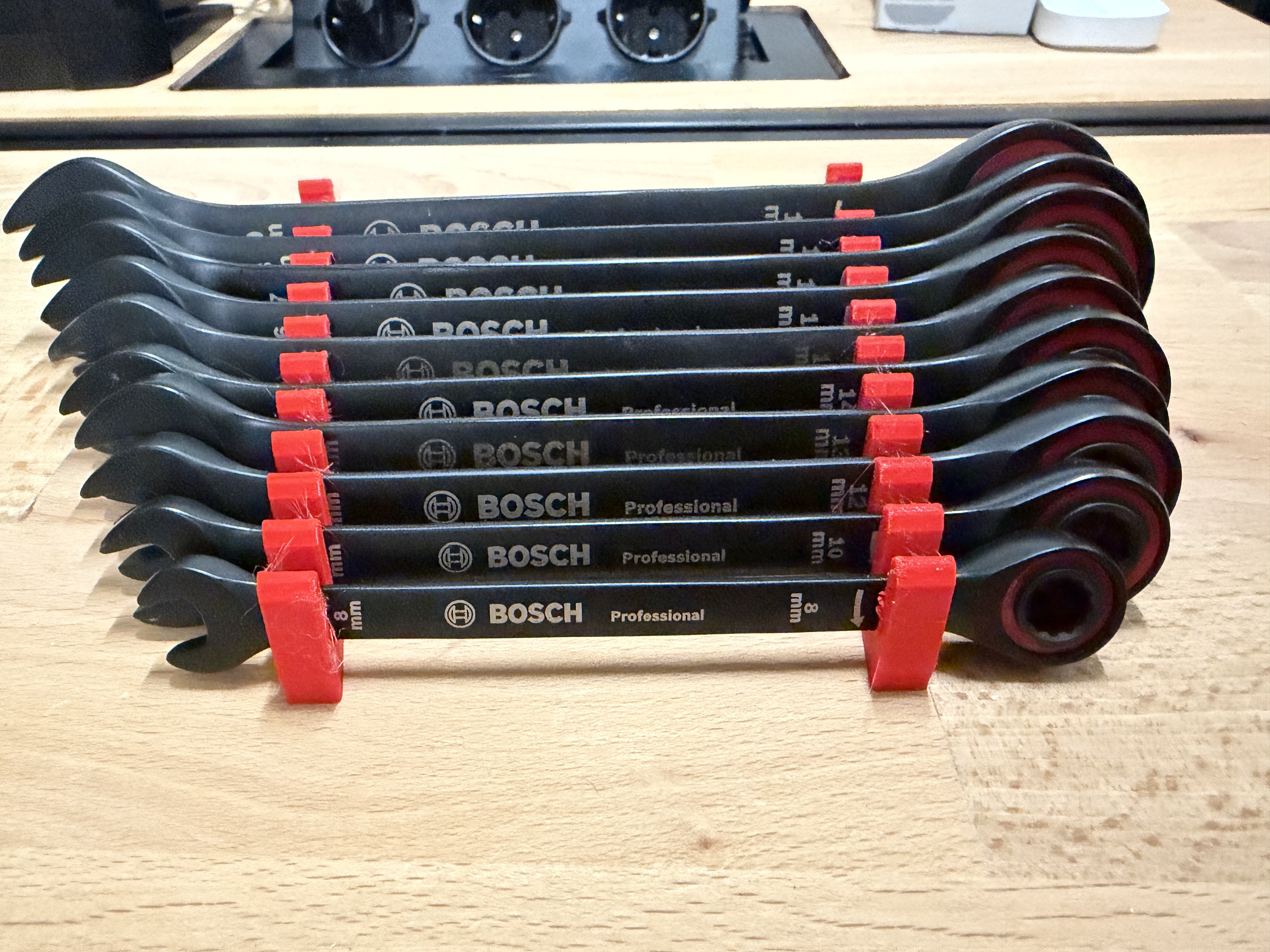 Holder for Bosch ratchet wrenches