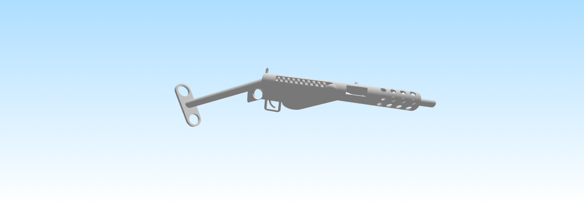 Sten MK2 TOY FIDGET AND PROP