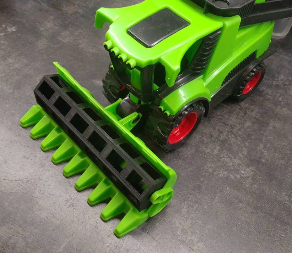 Harvester harrow
