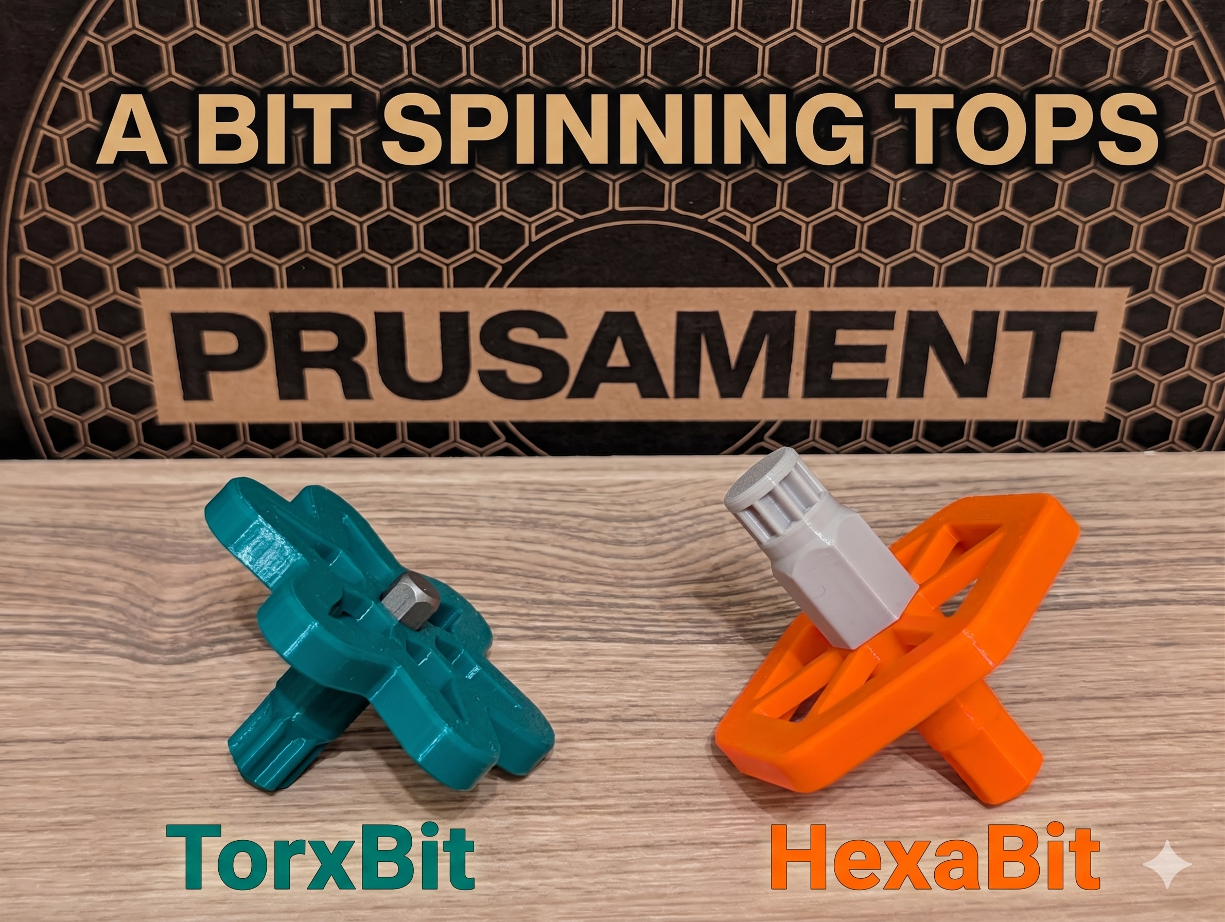 a BIT spinning tops - 100% printable - no support - collection