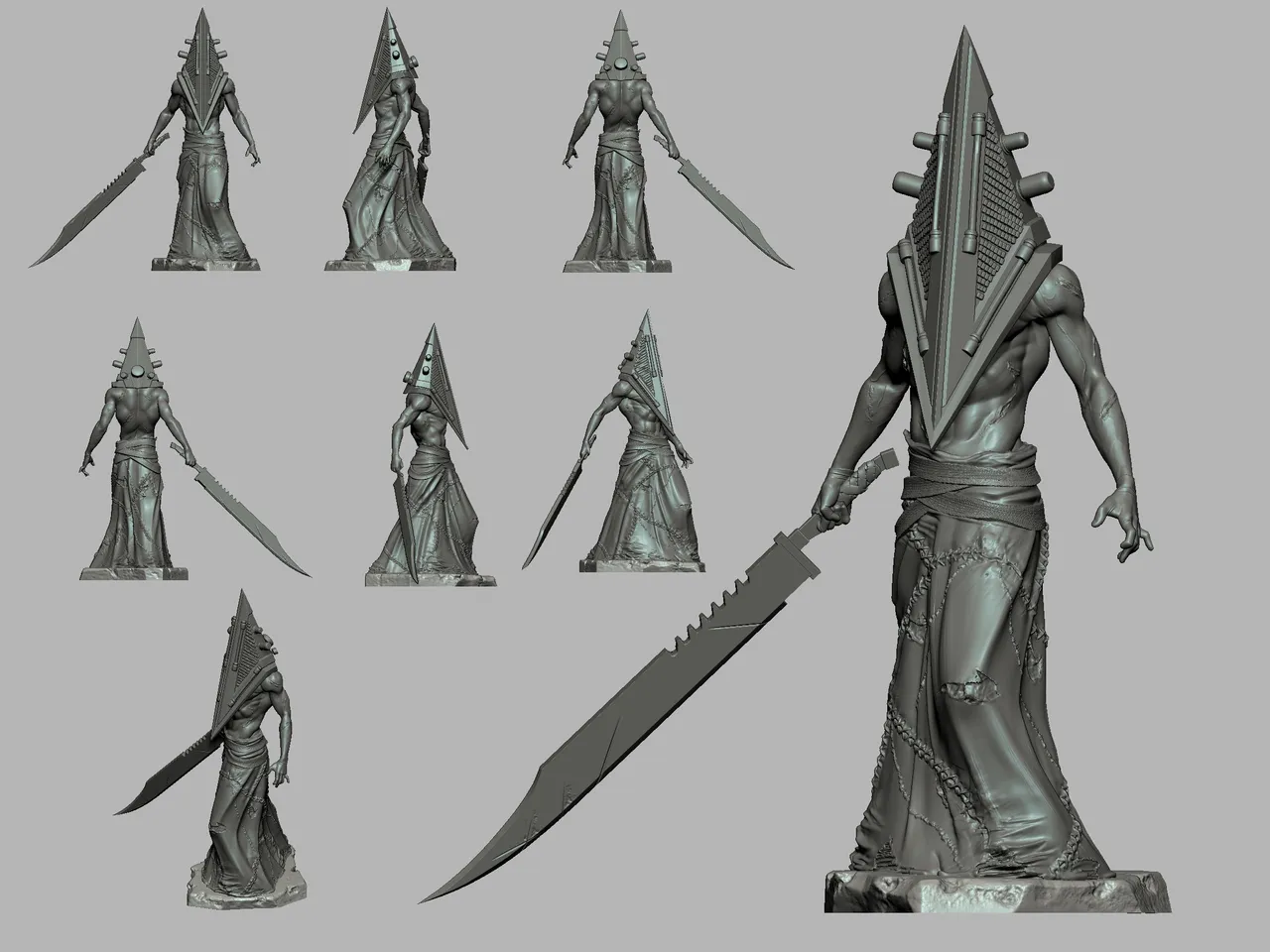 Pyramid Head - Silent hill 2 by DALE COMPANY | Download free STL