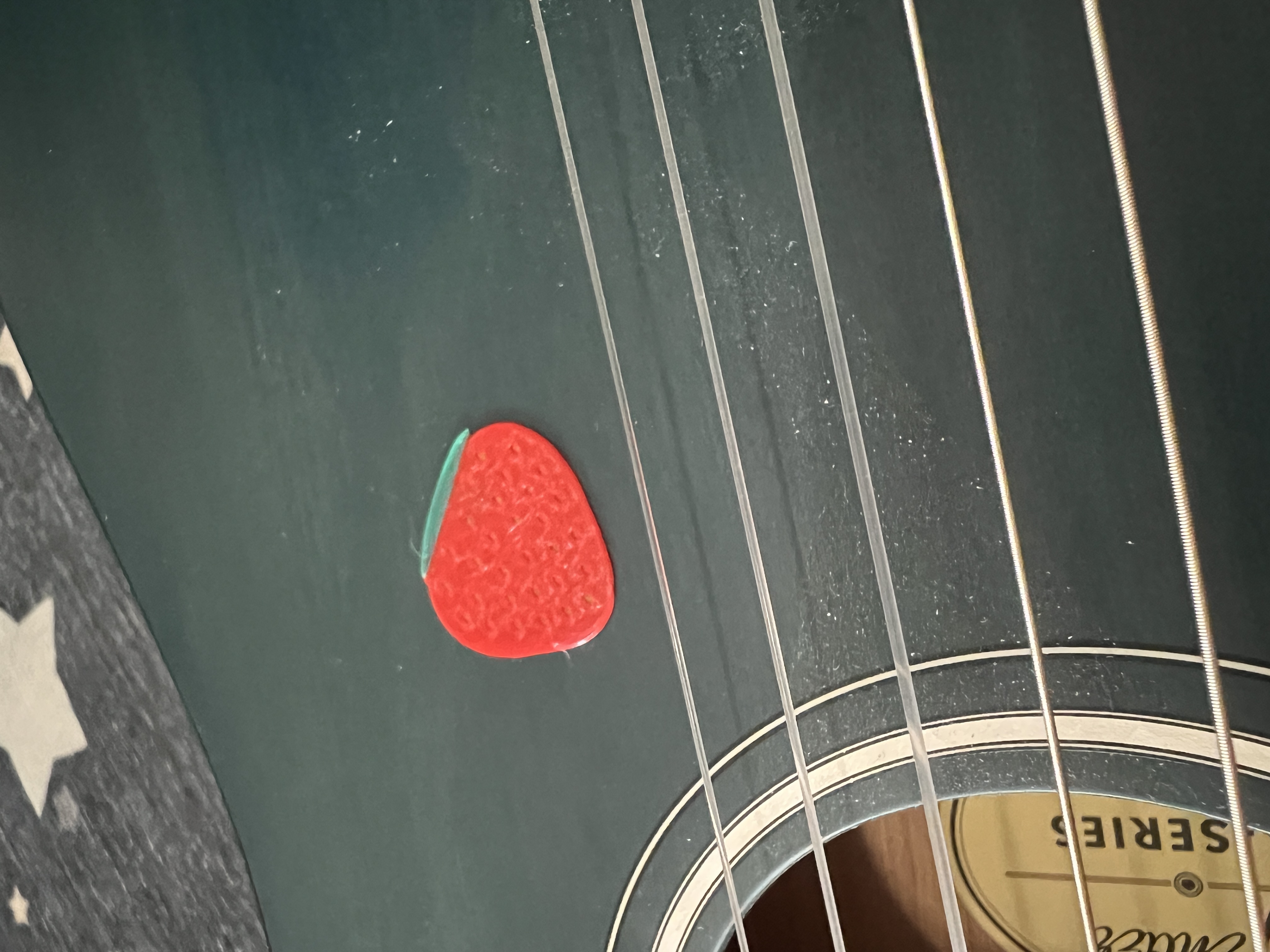 Strawberry Guitar Picks (Multiple Sizes)