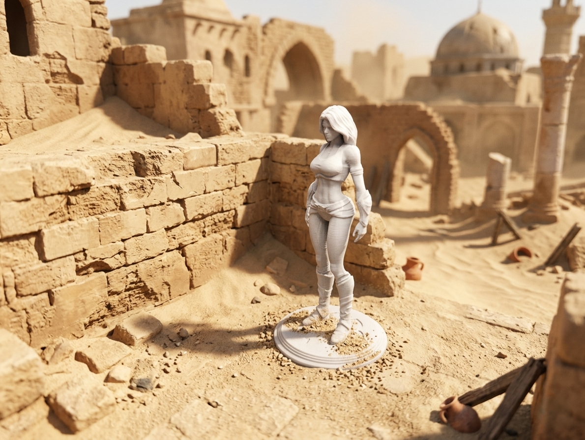 Female Character in Light Armor