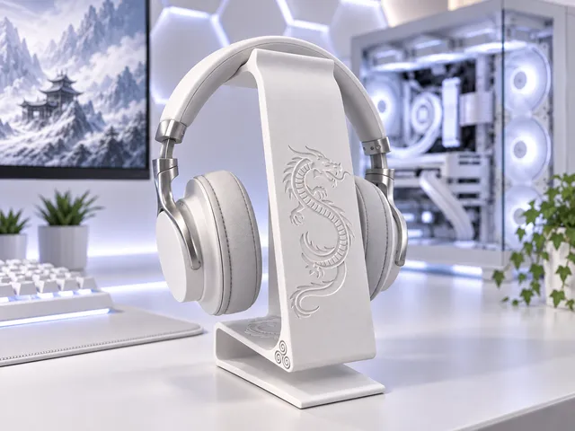 Headphone Stand Dragon - RGB Slotcover