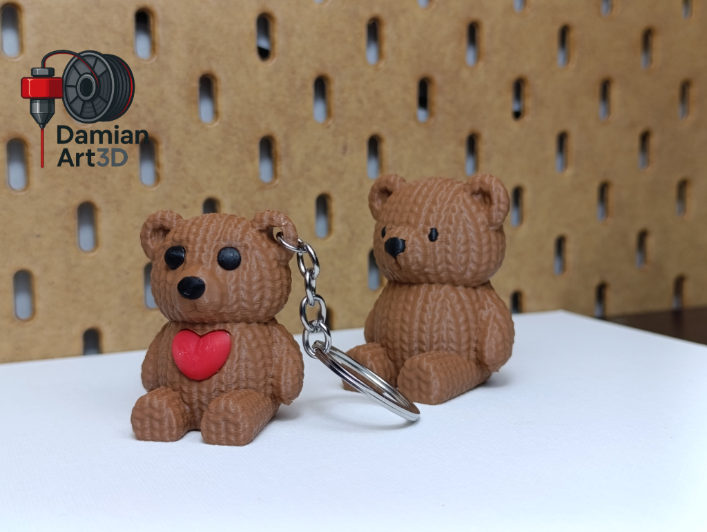 Knitted Teddy keychain — miniatura 9