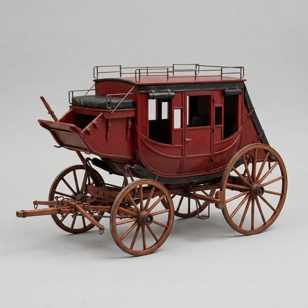 Old West Art - Stagecoach - 3 VERSIONS