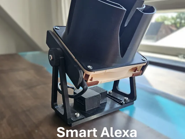 Alexa-Ready Smart 120 mm Desk Fan – 3D-Printable Stand & ESP8266 Enclosure
