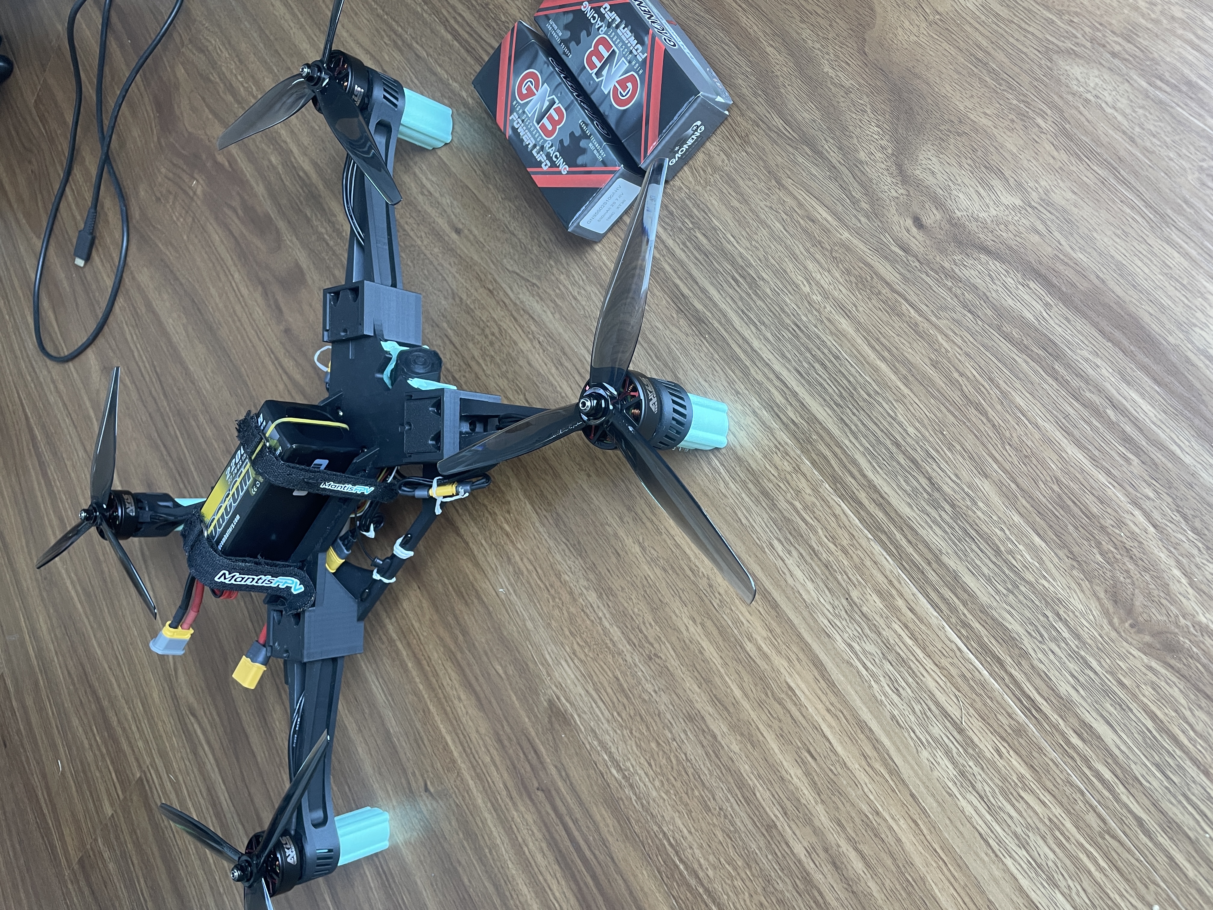 7.5" 3D Printable FPV Drone 3D model