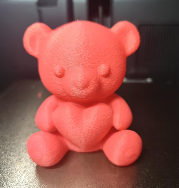 Bear Valentines day heart ( EASY PRiNT 0% INFILL) (USE 10% LIGHTING INFILL)